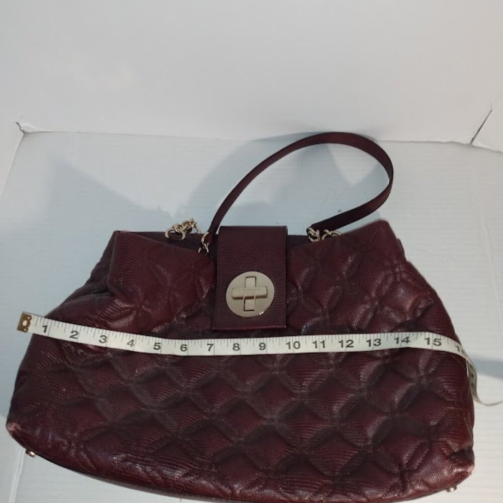 Kate Spade New York: Large double handle Handbag with green care card. - Picture 5 of 9